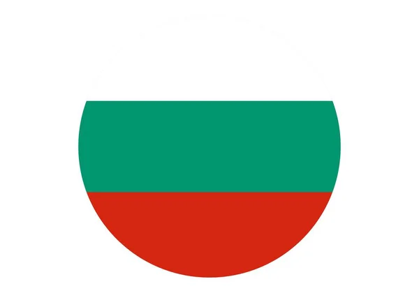 Циркулярна Ікона Прапором Булгарії — стоковий вектор