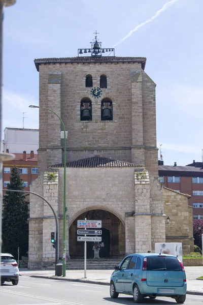 Kerk Van Santa Mara Real Antigua Gamonal Burgos Spanje — Stockfoto