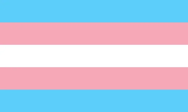 Trans ya da transseksüel gurur bayrağı mavi, pembe ve beyaz