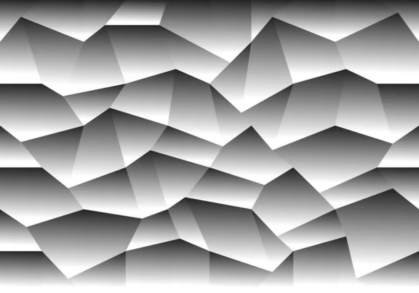 梯度灰的未来主义3D几何背景 — 图库矢量图片
