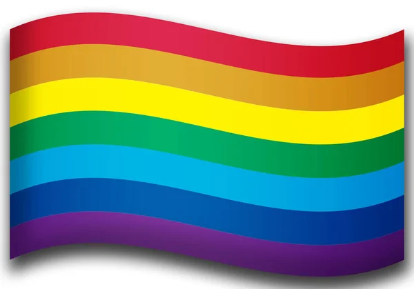 Bendera Hari Kebanggaan Lgtbi — Stok Foto