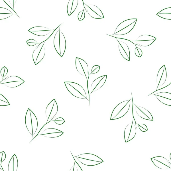 Yeşil dallar desensiz arkaplan.