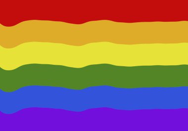 Haziran için LGBTQ Bayrak Arkaplanı.