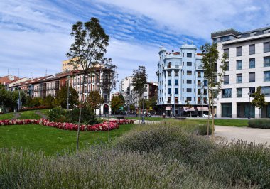 Valladolid bahar parkları açık havada.