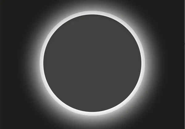 Eclipse Fond Dans Ciel Nocturne — Image vectorielle