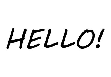 Beyaz arkaplan üzerindeki merhaba metin arkaplanı.