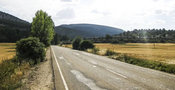 Berglandschaft Der Hochebene Von Spanien — Stockfoto