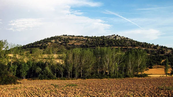 İspanya 'nın kırsal dağ manzaraları.