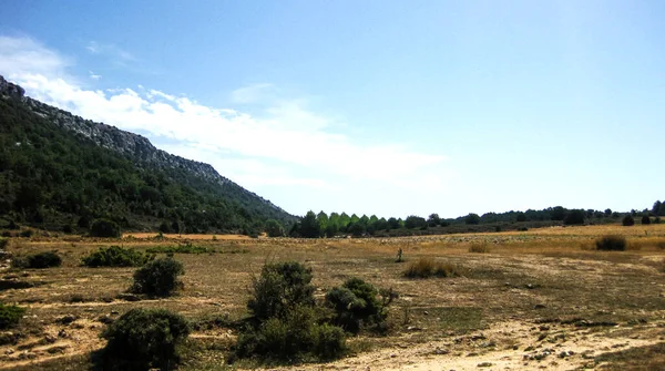 Paisagens Montanhosas Rurais Espanha — Fotografia de Stock