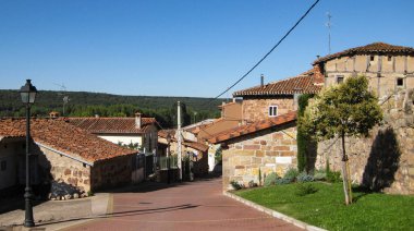 İspanya 'nın yazlık köyleri.