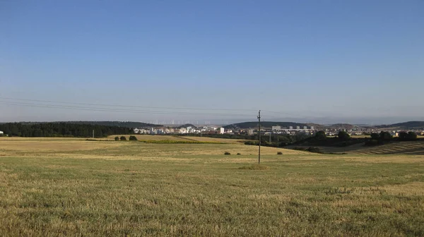 Landschaften Bestellter Felder Sommer — Stockfoto