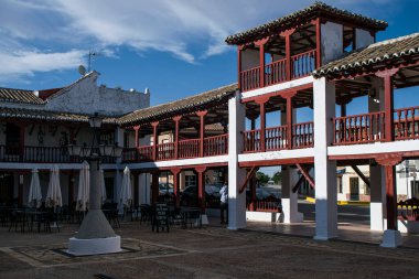 Castilla La Mancha 'nın geleneksel avlusu..