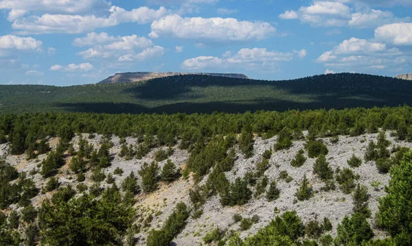 Campos Cultivados Montanhas Espanha — Fotografia de Stock