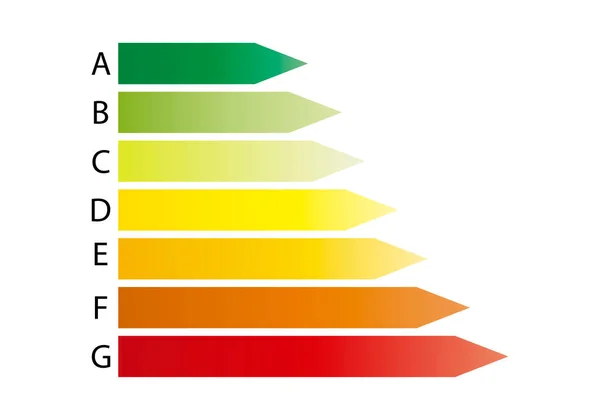 Значок Энергоэффективности Дома Белом Фоне — стоковый вектор
