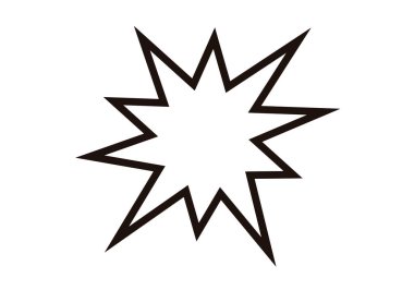 Konuşma balonunun siyah simgesi.