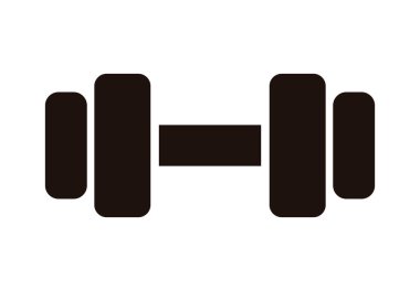 Beyaz arkaplanda aptal siyah simge.