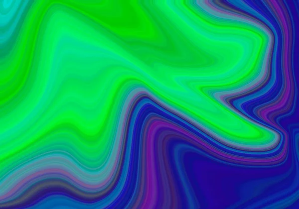 Blaue Und Grüne Flüssige Farbe Hintergrund — Stockfoto