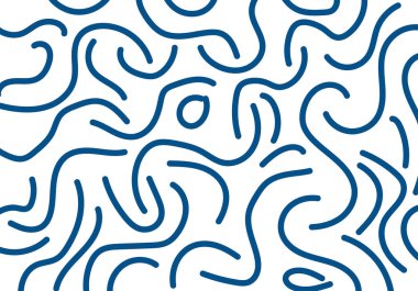 Eğri dalgalı mavi vuruş desen arkaplanı