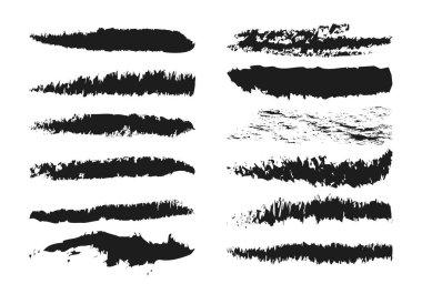 Siyah fırça darbeleri ya da fırça darbeleri tabakası