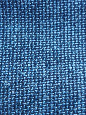 Turkuaz mavi ipliklerle örülmüş kumaşın arkaplan dokusu