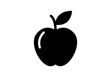Küçük yapraklı siyah elma simgesi