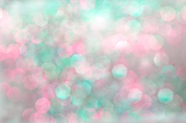 Pembe, mavi ve deniz mavisi glitter arka plan soyut. Defocused ışıkları ve bokeh.