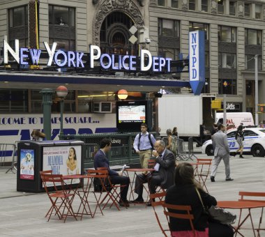Times Meydanı'nda sabah etkinliği