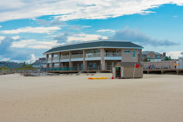 Strandpavillon am späten Nachmittag — Stockfoto