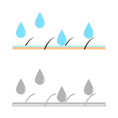 Cilt nemlendirme kesit görünümü.