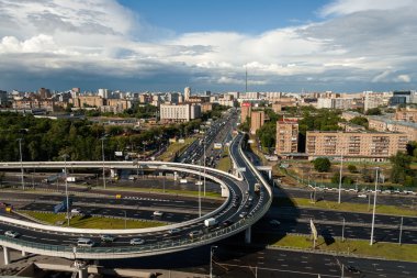 Bir büyük yol Kavşağı'nda Moskova
