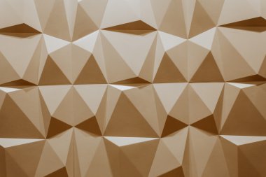 soyut duvar kağıdı ya da sıcak ya da turuncu geometrik şekiller oluşan geometrik arka plan: üçgenler ve çokgenler.