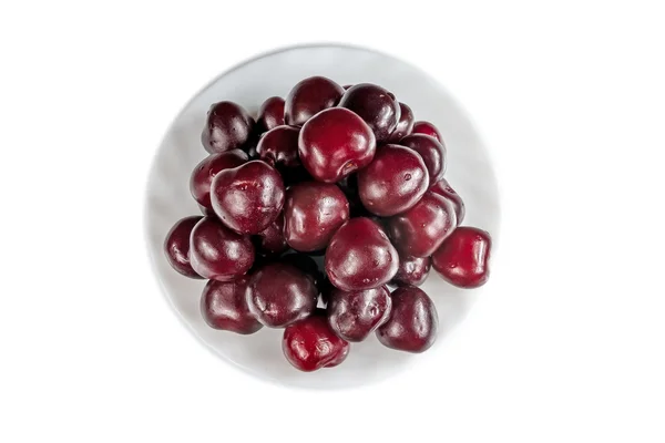 Healthy food. Cherry, isolated on white background — Stock Photo, Image