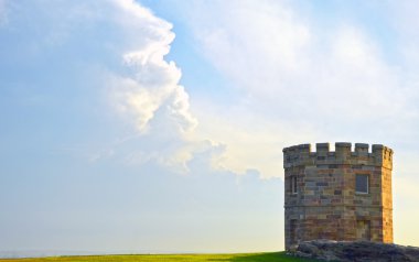 Tarihi on dokuzuncu yüzyıl kumtaşı hükümet gümrük tower La Perouse, Sydney adlı