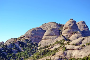 Dağlar Montserrat, Catalonia, İspanya