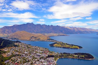 Doğal görünümü Queenstown, Yeni Zelanda