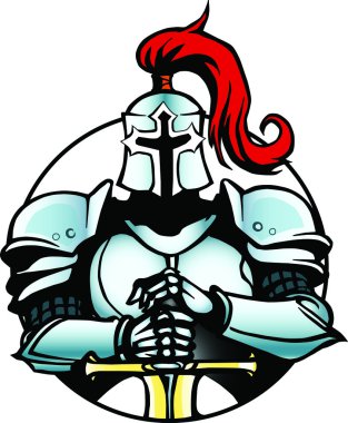 Ortaçağ mavi knigh