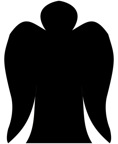 Vector ángel negro — Vector de stock