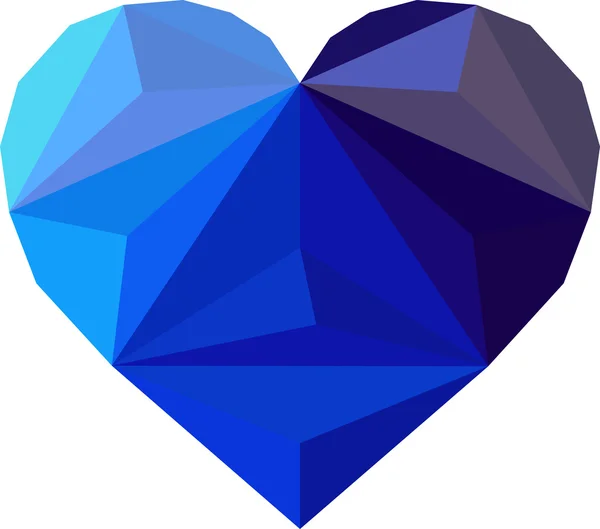 Αφηρημένο Φόντο Μπλε Και Άσπρες Καρδιές — Διανυσματικό Αρχείο