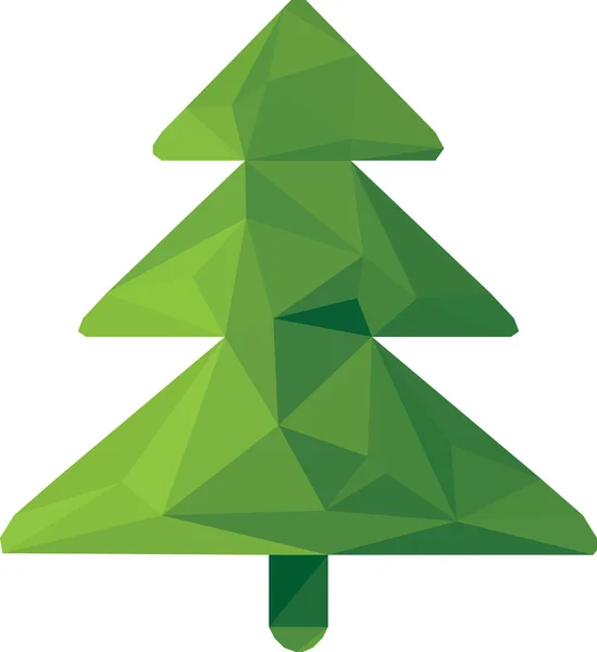 Kerstboom driehoek — Stockvector