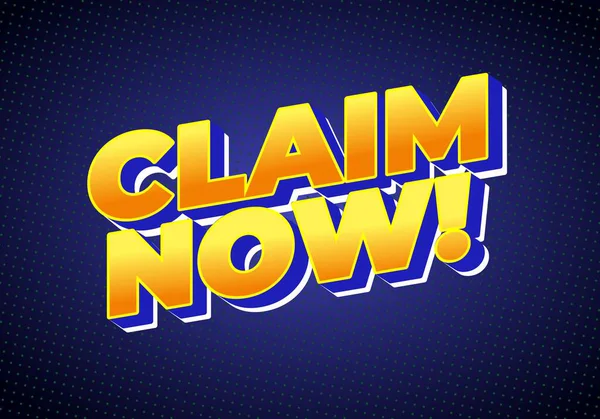 CLAIM dergisi okuyan üç boyutlu, çarpıcı bir grafik! Sarı ve turuncu renklerde koyu mavi arkaplan ve noktalı desen.