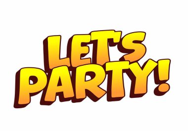 Renkli ve eğlenceli bir metin grafiği 