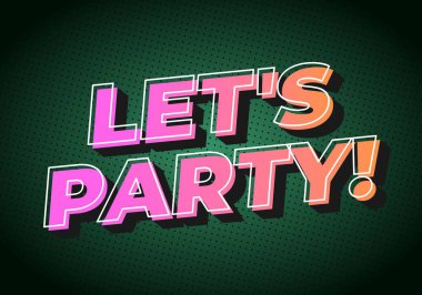 Canlı ve renkli bir metin tasarımı. İçinde 