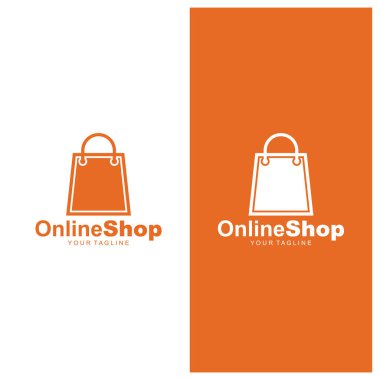 Happy Shopping için basit modern ve simgesel logo / simge