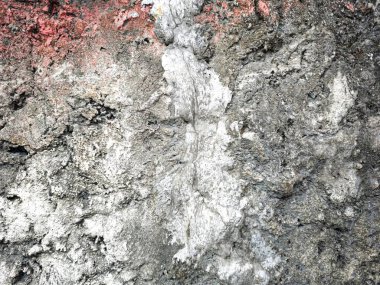 Sert, kirli çimento alanı