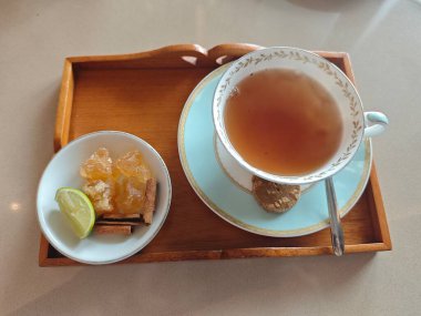 Lezzetli yiyeceklerin yakın görüntüsü