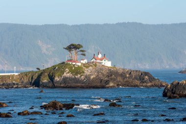 Kaliforniya 'nın Crescent şehrinde deniz feneri