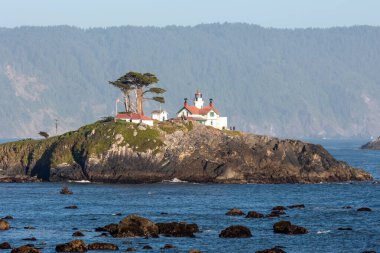 Kaliforniya 'nın Crescent şehrinde deniz feneri