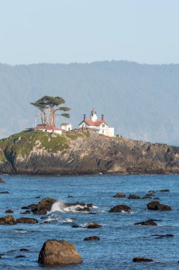 Kaliforniya 'nın Crescent şehrinde deniz feneri