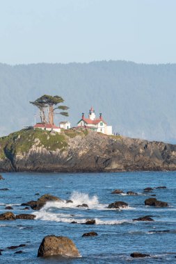 Kaliforniya 'nın Crescent şehrinde deniz feneri