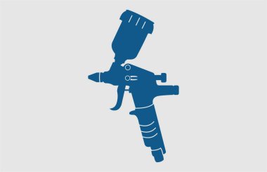 Spray gun icon vector clipart